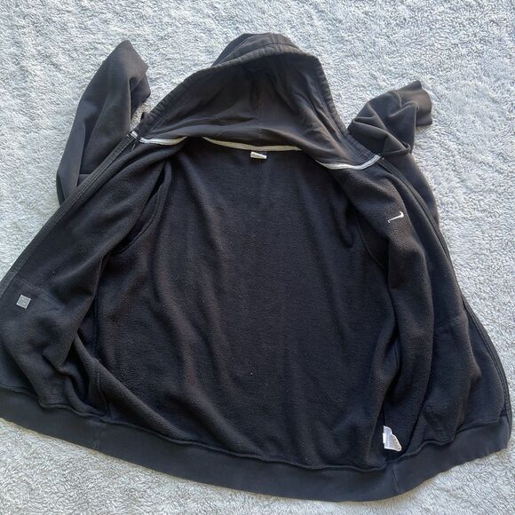 Nike Men’s Y2K Full Zip Hoodie Sweatshirt XXL Embroidered Swoosh Faded Black - Picture 3 of 7